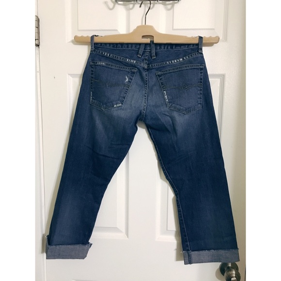Crop Selvage Jean - Picture 4 of 6